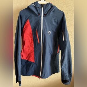 ORTOVOX 3L Deep Shell Navy Red Full Zip NWOT Jacket Women’s Large